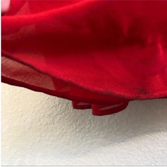 Fame and Partners Free People Red Pleated Maxi Dress - Picture 12 of 12